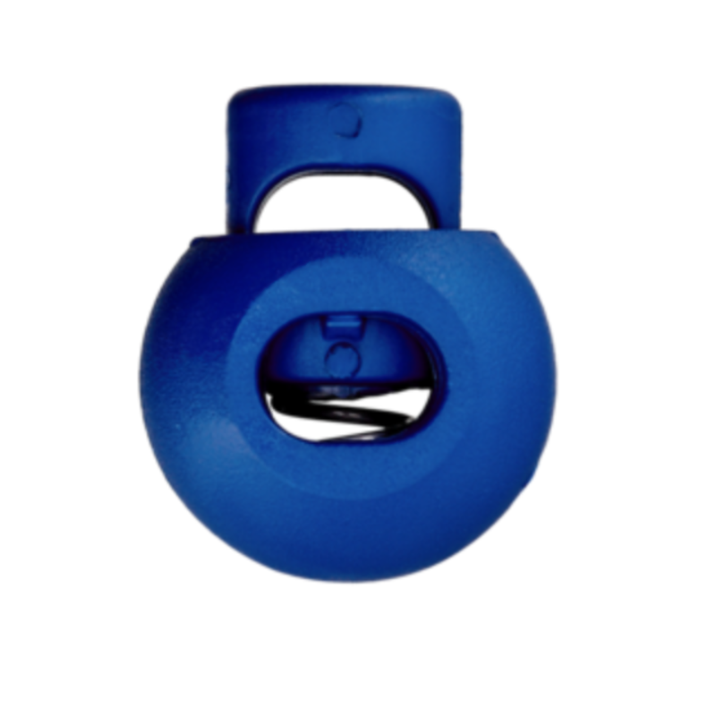 Arrêt de cordon rond 20 mm bleu roi