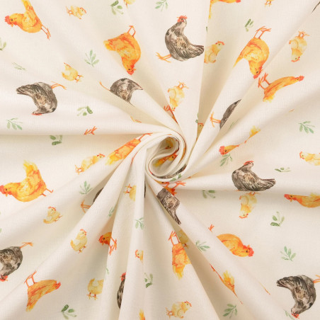 Cotton - Chicken coop white