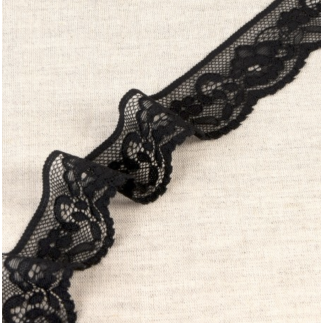 Elastische Spitze 33mm - schwarz (st14)