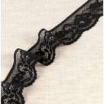 Elastische Spitze 33mm - schwarz (st14)
