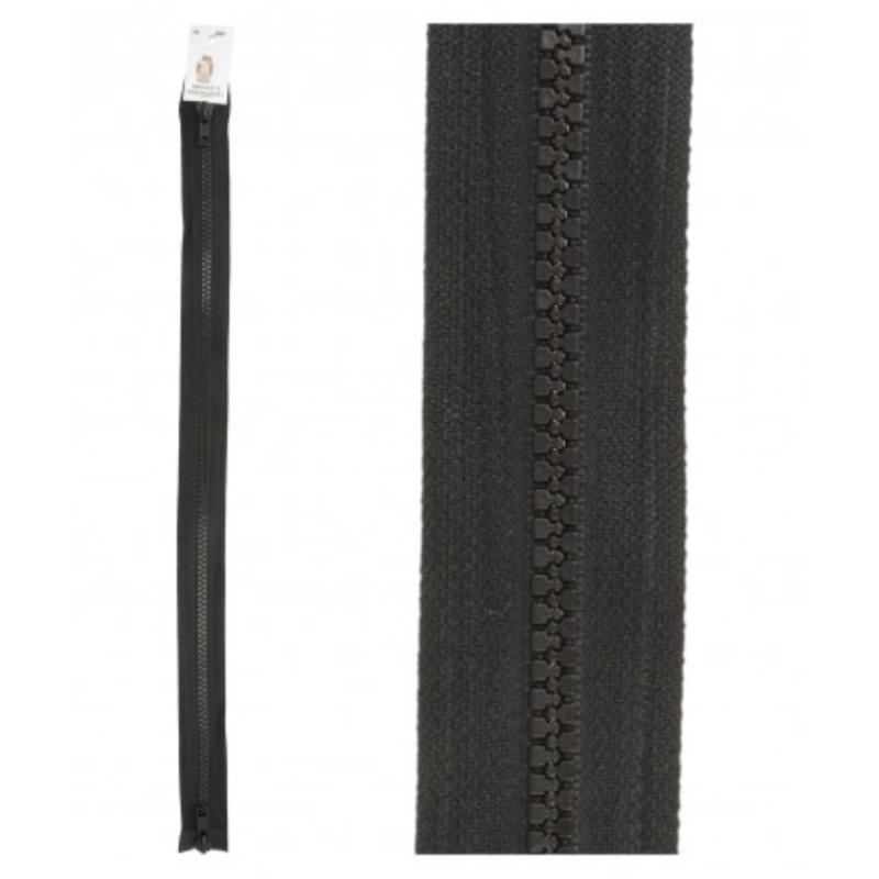 2-way jacket zipper - black (st580)