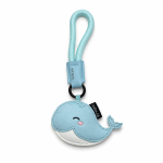 Charms Kunstleder - Wal blau