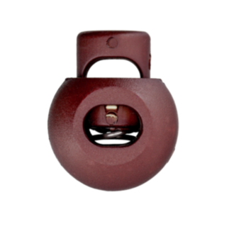 Arrêt de cordon rond 20 mm marron fauve