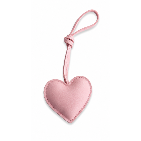 Charms Kunstleder - Herz rosa