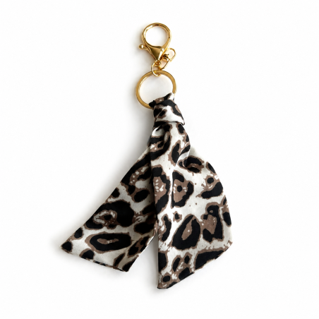 Charms cord - fabric loop Leo beige