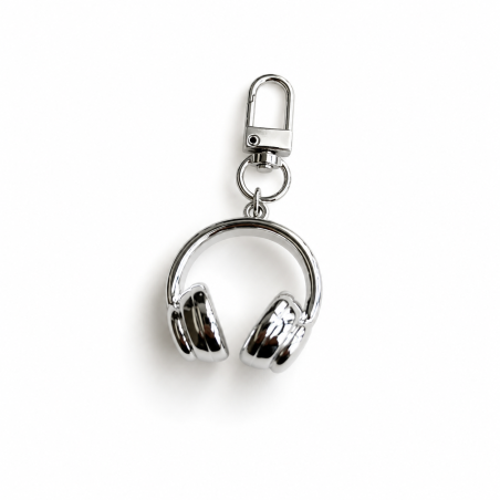 Charms - Kopfhörer silber