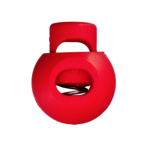 Arrêt de cordon rond 20 mm rouge