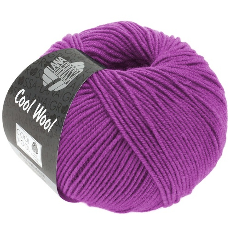 Leftover - Lana Grossa - Cool Wool purple (2044)