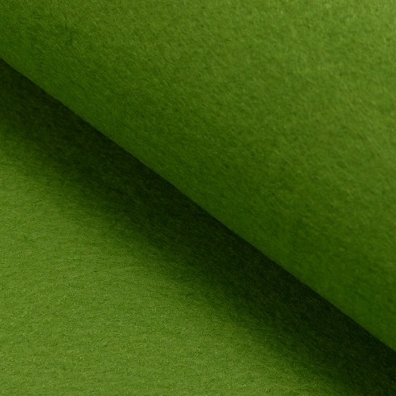Leftover - textile felt 3mm moss (SW) 48cm