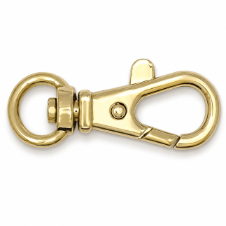 Karabiner 10mm gold