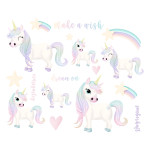 Rub-Ons - Mrs Mint Design - Unicorns Rub-Ons - Mrs Mint Design - Unicorns