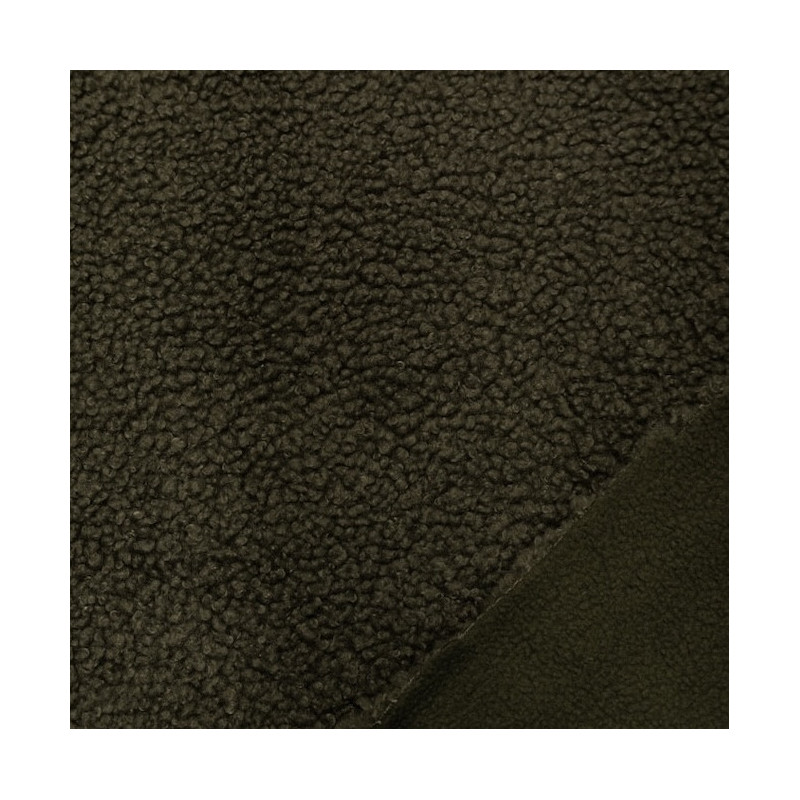 polaire - Teddy Doubleface - kaki polaire - Teddy Doubleface - kaki