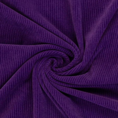 Jersey Cord Juna - petunia 647