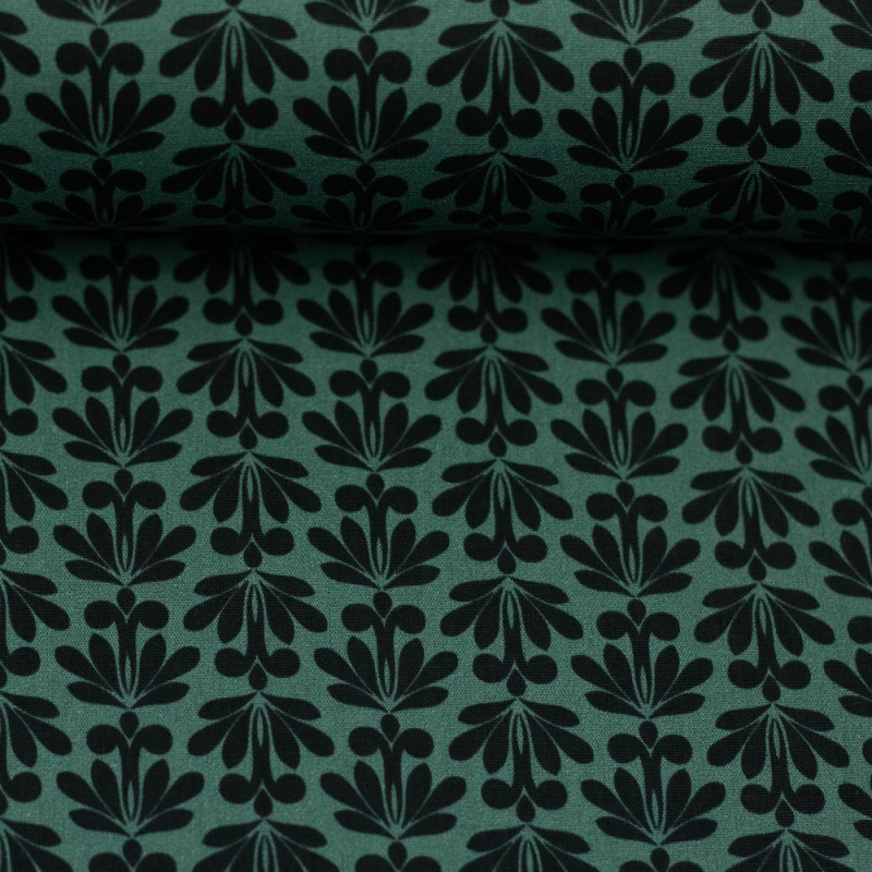 copy of Cotton - Eleonora leafy branches khaki copy of Cotton - Eleonora leafy branches khaki