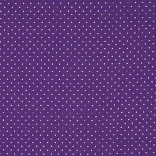 Cotton - dots purple / white