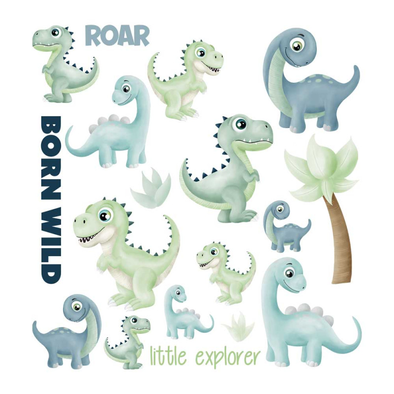 Rub-On's - Mrs Mint Design - Dinos Rub-On's - Mrs Mint Design - Dinos