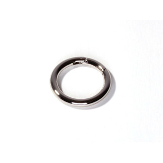 Ring snap closure 25mm silver