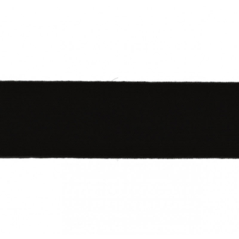 Jersey Einfassband - schwarz (qt690)