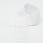 Rib-Gummiband 50mm weiss