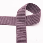 Rib-Gummiband 50mm mauve
