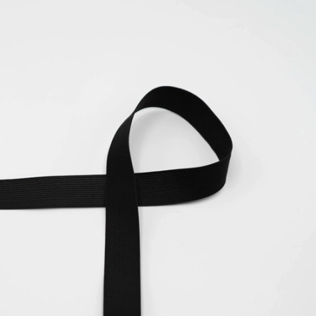 Élastique noir 20 mm - 2,5 m