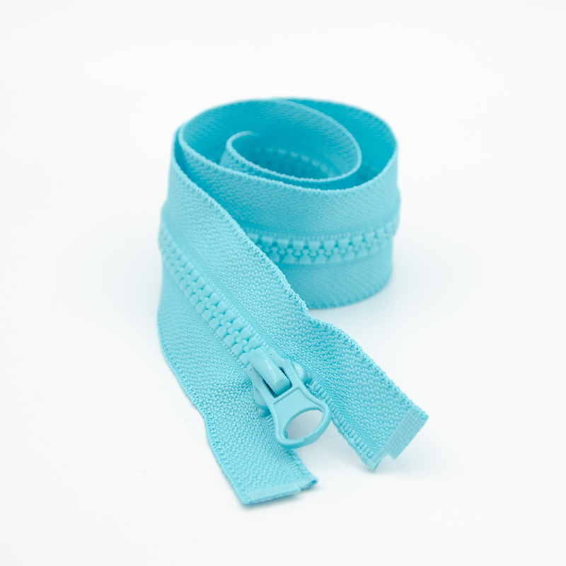 Fermeture éclair pour veste - turquoise clair (D905)