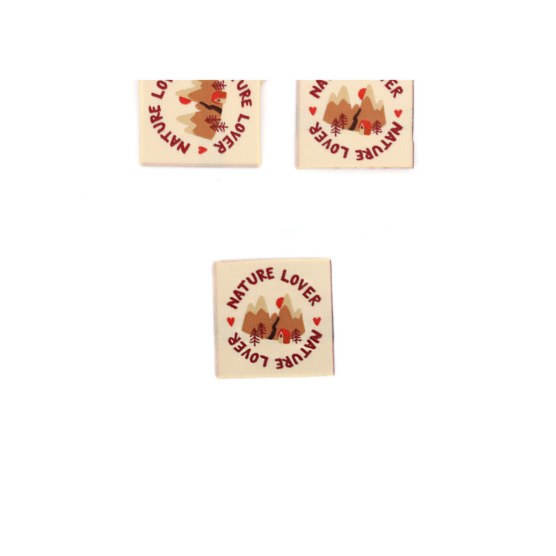 Woven Label - Nature Lover beige Woven Label - Nature Lover beige