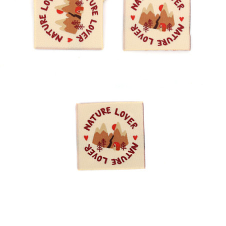 Woven Label - Nature Lover beige