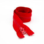 Fermeture éclair de veste - rouge sang (B54)
