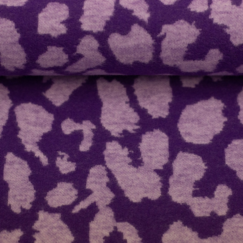 Baumwollstrick - Emily Leo aubergine