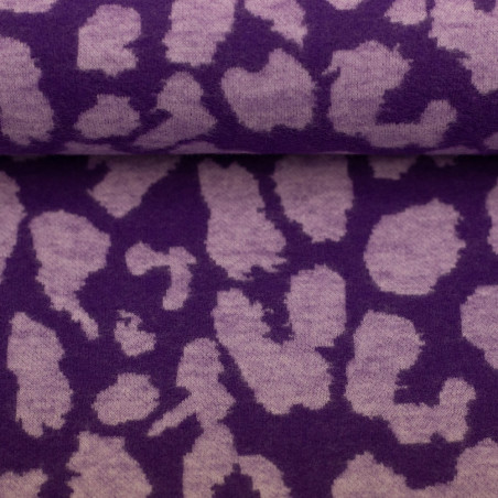 Baumwollstrick - Emily Leo aubergine