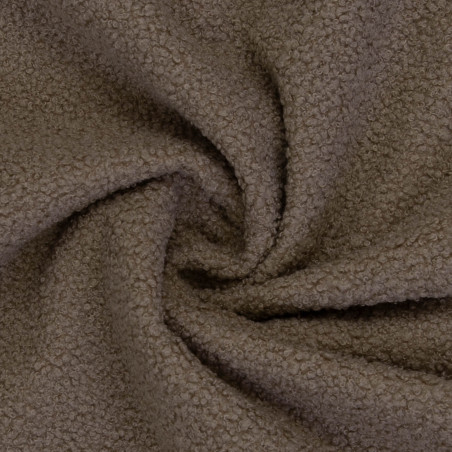Teddyboucle-Fleece - schlamm