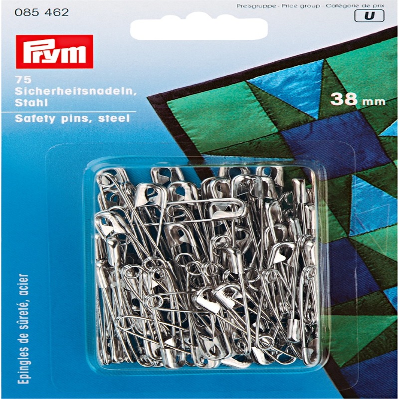 Épingles de sûreté Prym 38mm - 75 pcs.