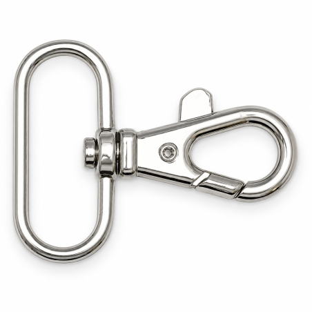 Carabiner 30mm silver (w)