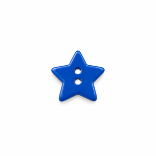 Knopf Stern kobalt