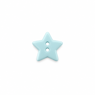 Bouton étoile bleu clair