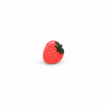 Knopf - Erdbeere