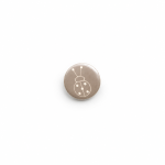 Button - Ladybug grey