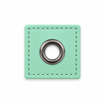 Patchs à œillets - menthe clair 8 mm bronze Patchs à œillets - menthe clair 8 mm bronze