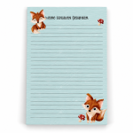 Notizblock A5 - Fuchs mint Notizblock A5 - Fuchs mint