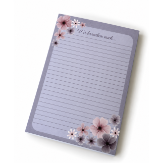 copy of A5 notepad - Highland cattle forest green