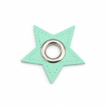 Patchs à œillets - Étoile menthe 8 mm argent Patchs à œillets - Étoile menthe 8 mm argent