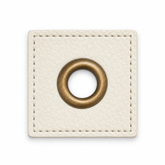 Patchs à œillets - sable 8 mm bronze