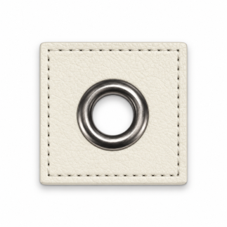 Patchs à œillets - sable 8 mm bronze