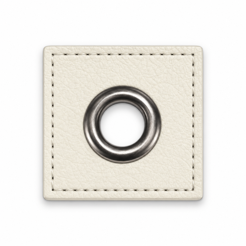 Patchs à œillets - sable 8 mm bronze Patchs à œillets - sable 8 mm bronze