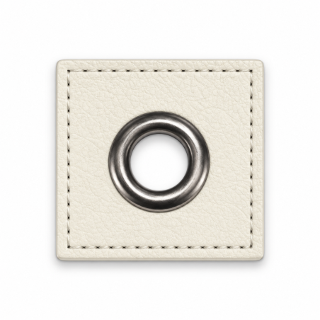 Patchs à œillets - sable 8 mm bronze