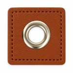 Patchs à œillets - marron / argent Patchs à œillets - marron / argent