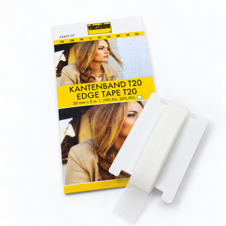 Bande de chant T20 blanche 5 m
