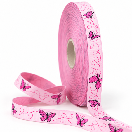 Webband - Letterschminge rosa