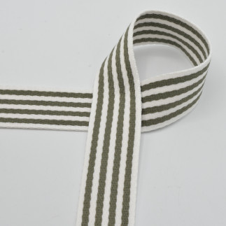 Sangle de sac 40 mm - blanc/militaire